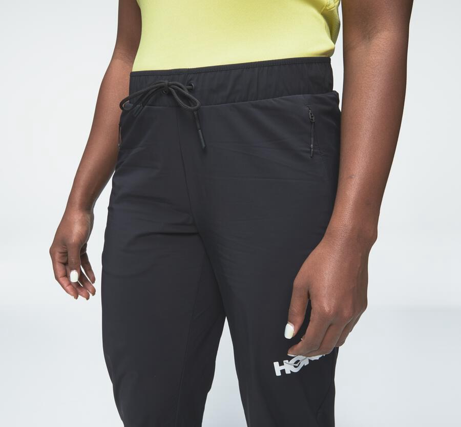 Pantalones Hoka One One Mujer - Jogger - Negras - KCU031652